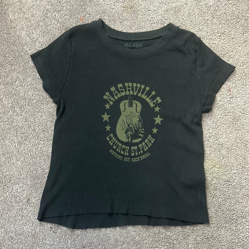 Black and green brandy Melville top